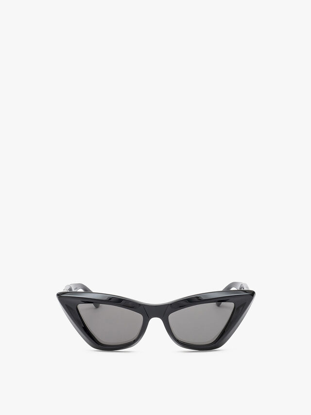 Geometric Cat-Eye Acetate Sunglasses