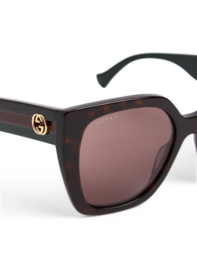 Gucci Stripe Recycled Acetate Sunglasses