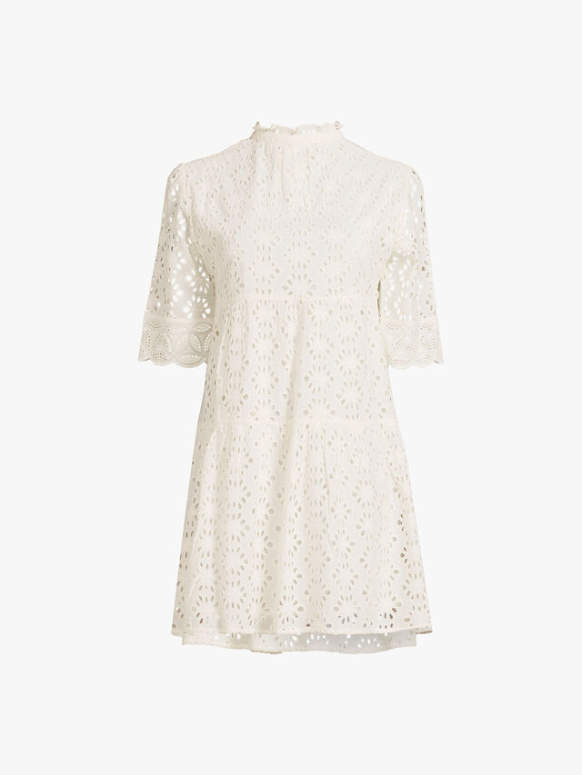 Cotton Collared Mini Dress
