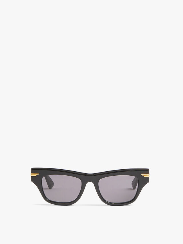 Slim Acetate Triangle Logo Sunglasses