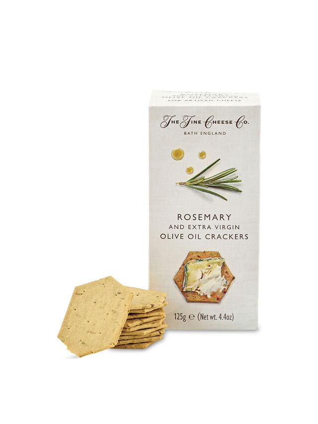 Rosemary and Extra Virgin Olive Oil Crackers 125g