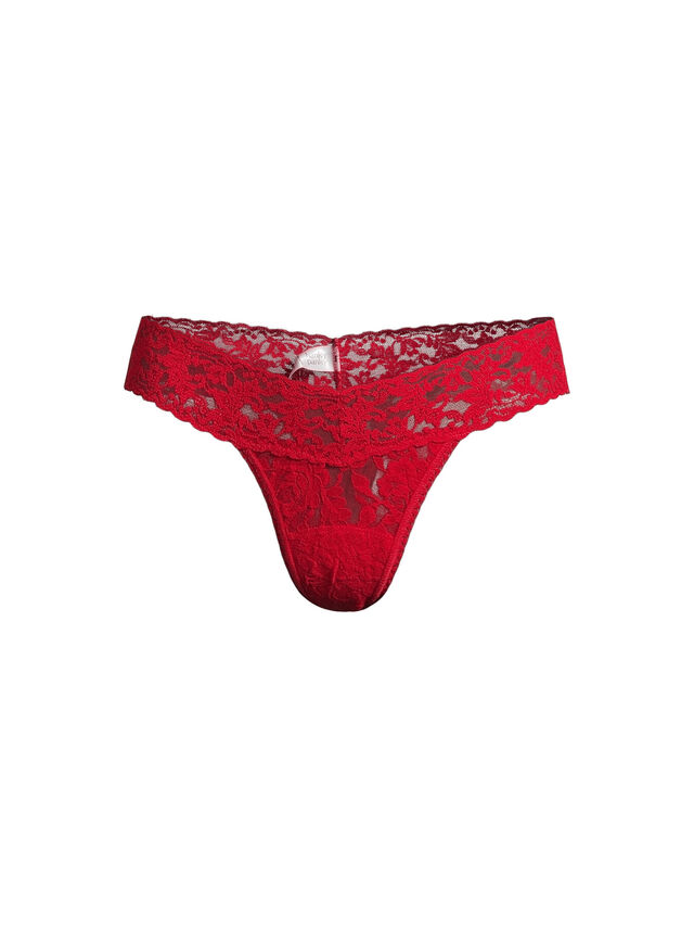 Signature Lace Low Thong
