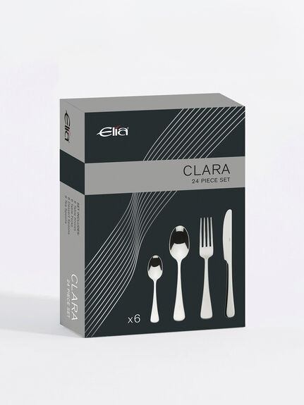 Clara 24 Piece Cutlery Set