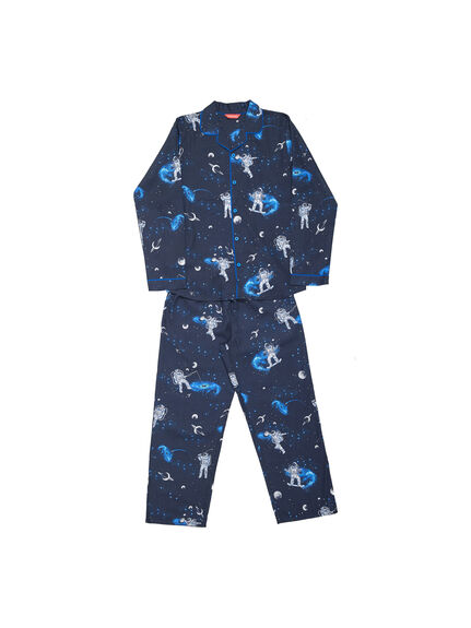 Aldrin Boys Astronaut Print Pyjama Set