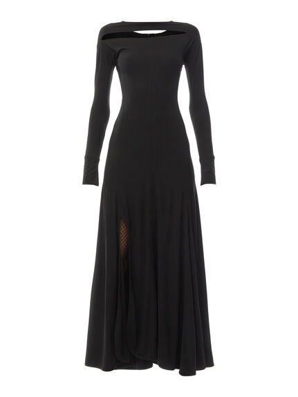 Front Cut Out Floor Length Gown