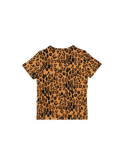 Basic leopard short sleeve t-shirt