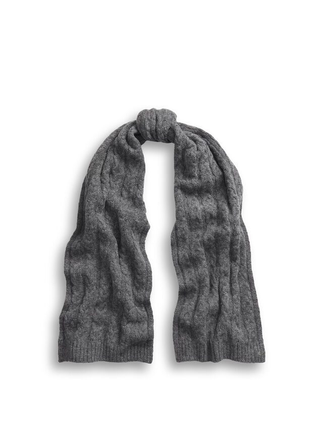 Cable Oblong Scarf