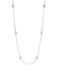 Long Chelsea Necklace Silver