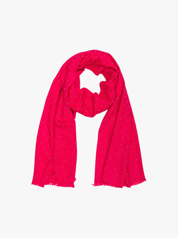 Pashmina style all over studded scarf