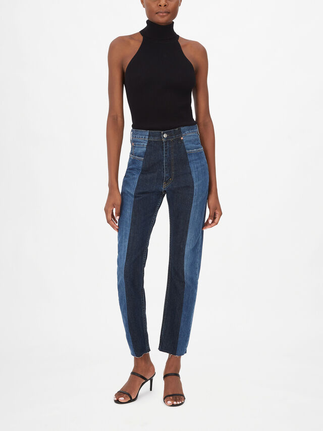 The Twin Straight Leg Cropped