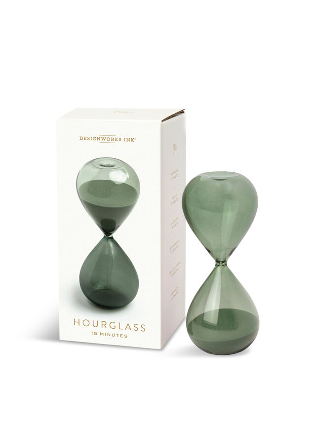 Hourglass (15 Min) Boxed - Evergreen