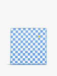 Blue Checkered Smiley Napkin