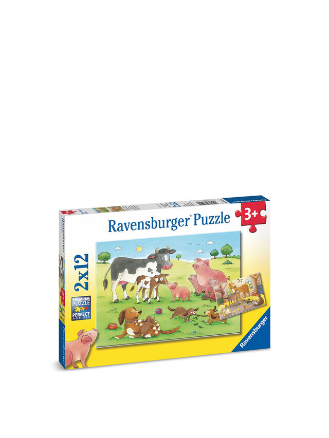 Ravensburger Farm Animals 2x12 piece Jigsaw Puzzles