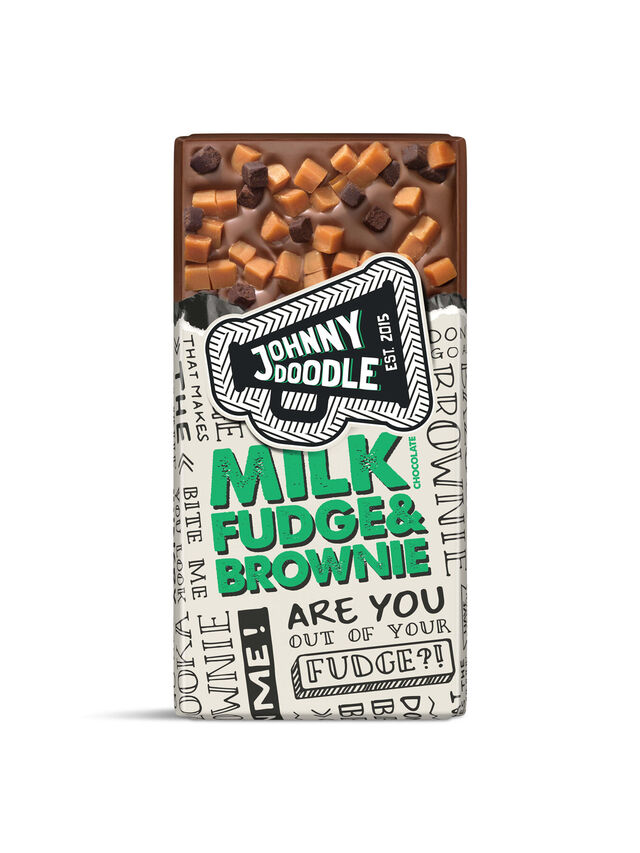 Johnny Doodle Milk Fudge Brownie 150g