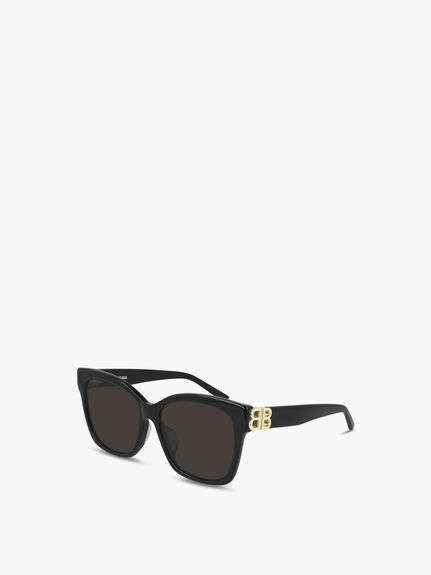 Square Butterfly Logo Arm Sunglasses