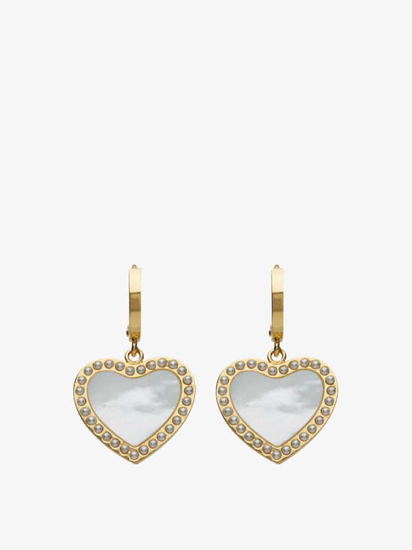 Soru x Fenwick Exclusive Heart Charm Earrings
