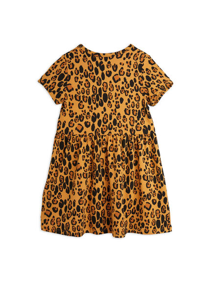 Basic Leopard short sleeve dress