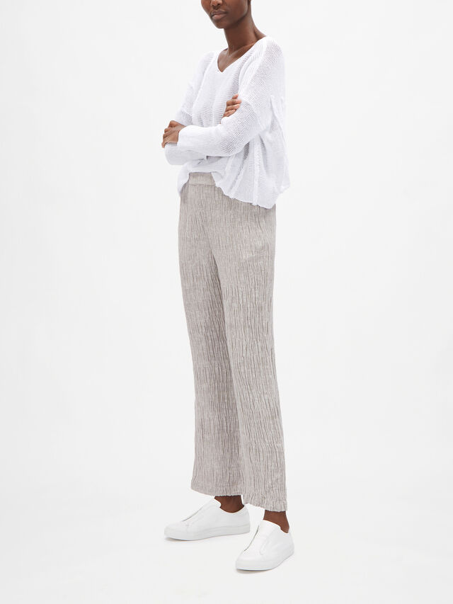 Linen Pull On Relaxed Fit Trouser