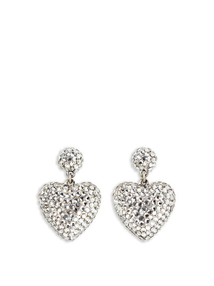 Heart and Soul crystal earrings