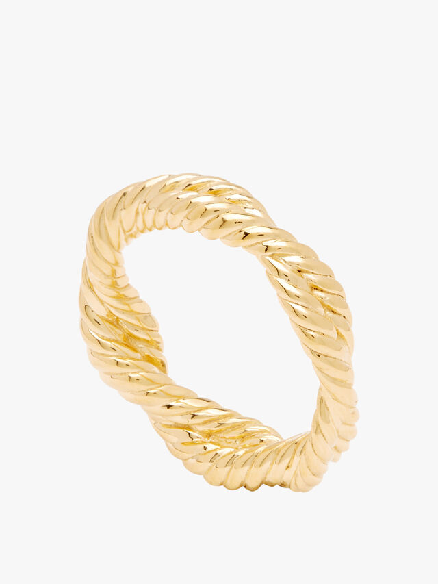 Gold Twisted Ring