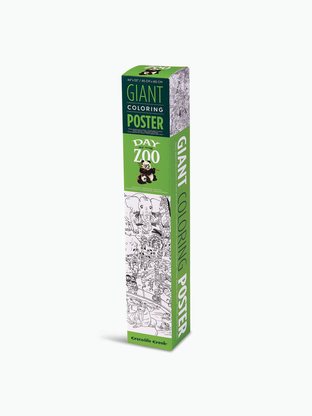 Zoo Giant Coloring Poster