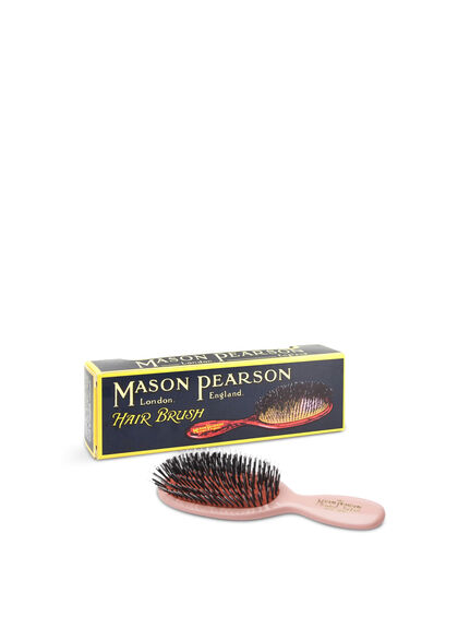 Pocket Bristle & Nylon Hairbrush Pink