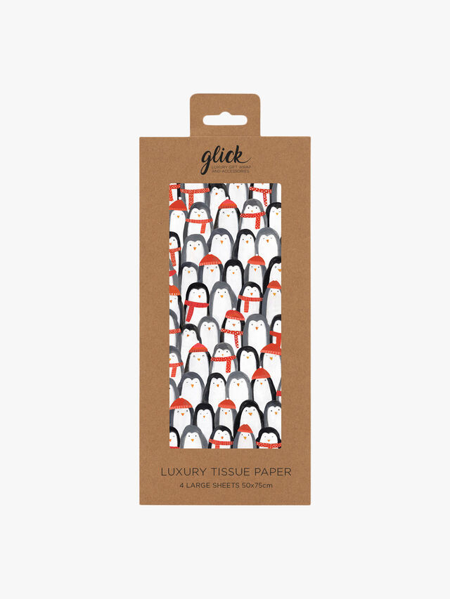 Cosy Penguins Tissue Paper