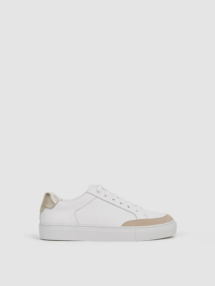 Ashley  Low Top Leather Trainers
