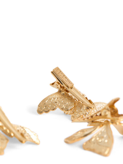 14K Gold Allegra Butterfly Clip Set of 3