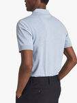 Anthony Self-Start Rib Zip-Neck Polo Shirt