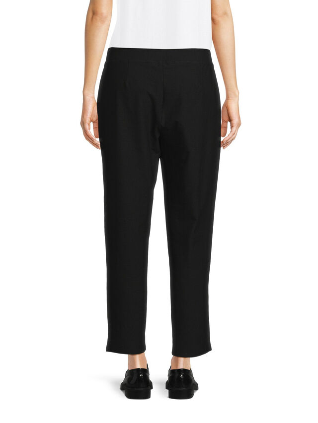Straight Ankle Pants With Yoke