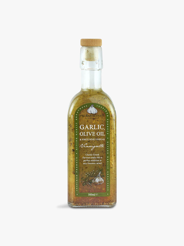 Garlic, Olive Oil & White Wine Vinegar Dressing 500ml