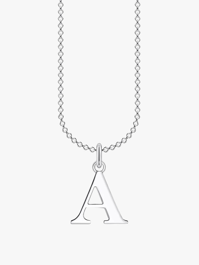 A Letters Pendant Necklace