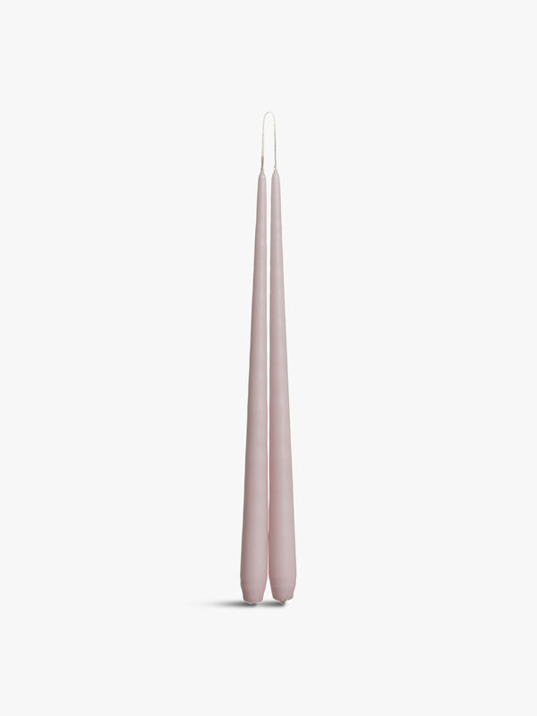 7/8 Rose Blush Tapered Dining Candle