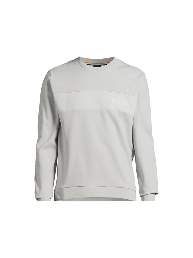 Cotton Blend Sweatshirt With Embroidered Logo