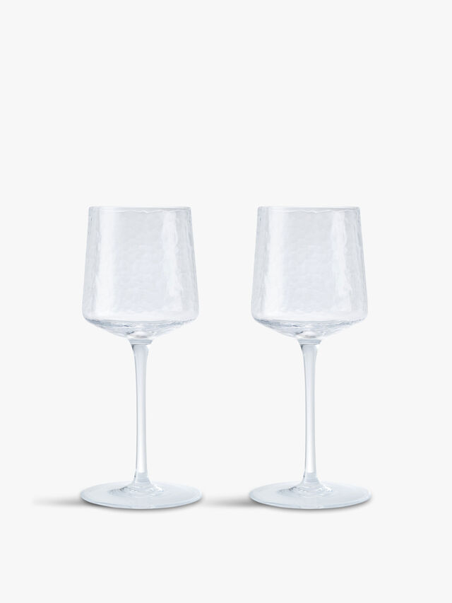 Molded Red Wine Glass Set of 2