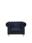 Ullswater Club Chair, Ink Blue Velvet