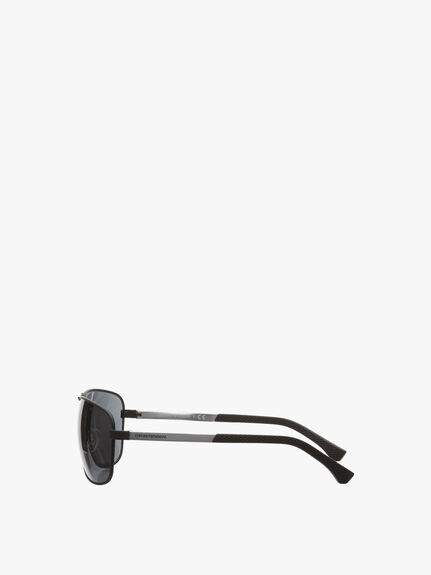Rectangle Rubber Arm Sunglasses