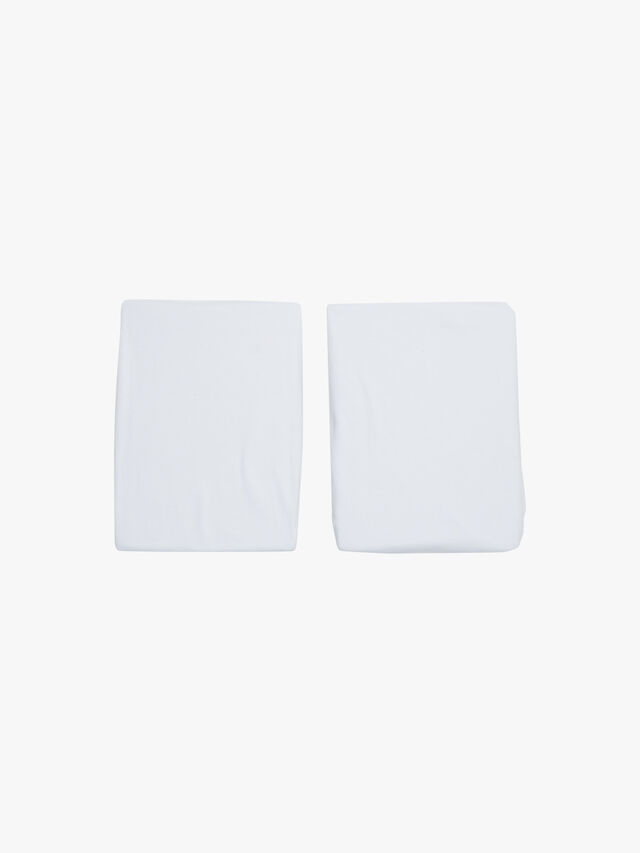 2 Moses Fitted Sheets White
