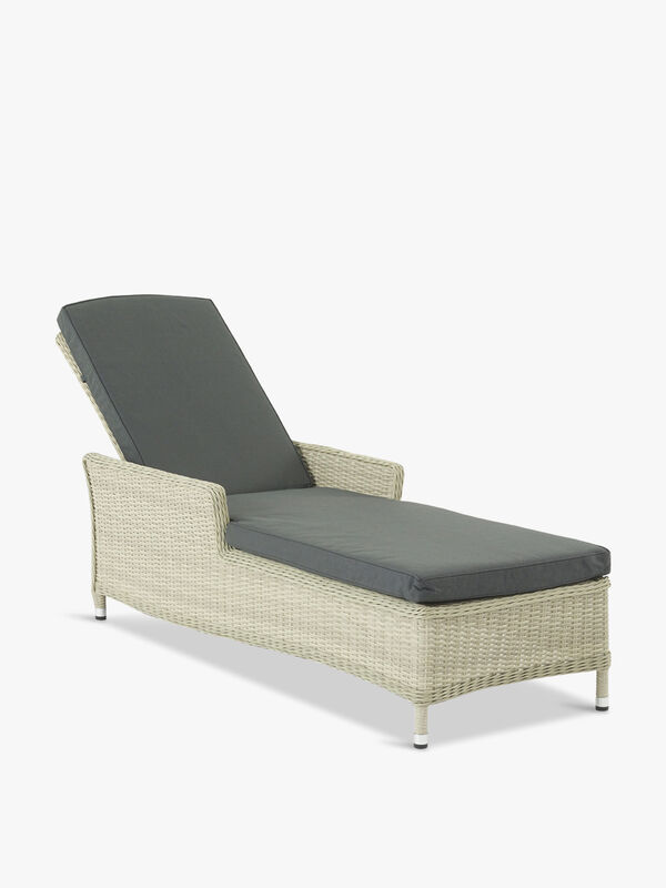 Monterey Lounger including Season-Proof Eco Charcoal Cushion