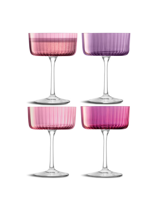 Gems Champagne/Cocktail Glass Assorted Set of 4