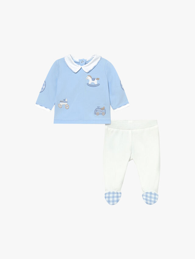 Cars & Footie Two Piece Set