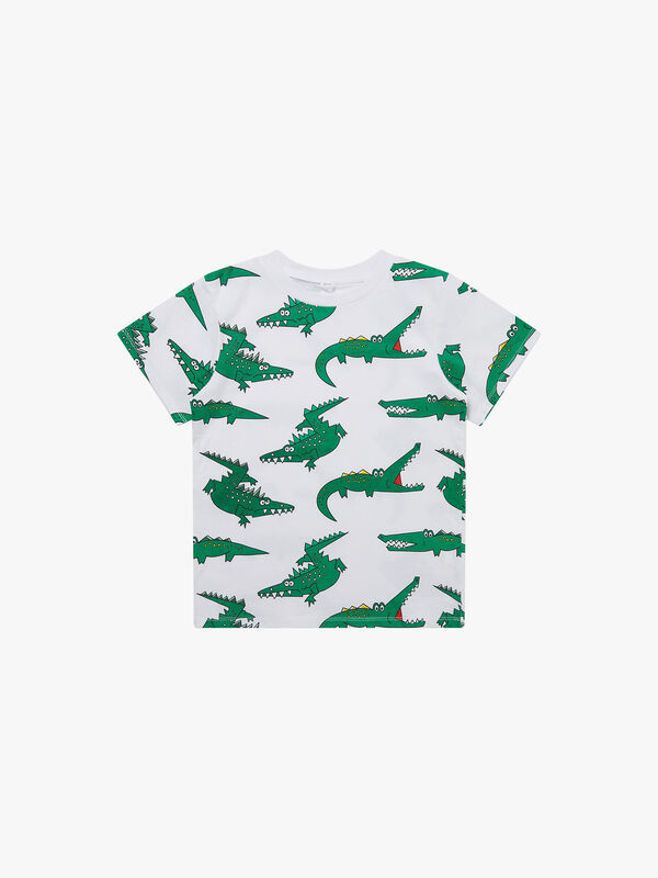 Crocodile Pattern T-Shirt