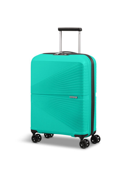 Airconic Spinner 4 wheel 55cm aqua green suitcase