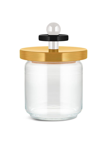 Glass Jar with airtight Beechwood Lid