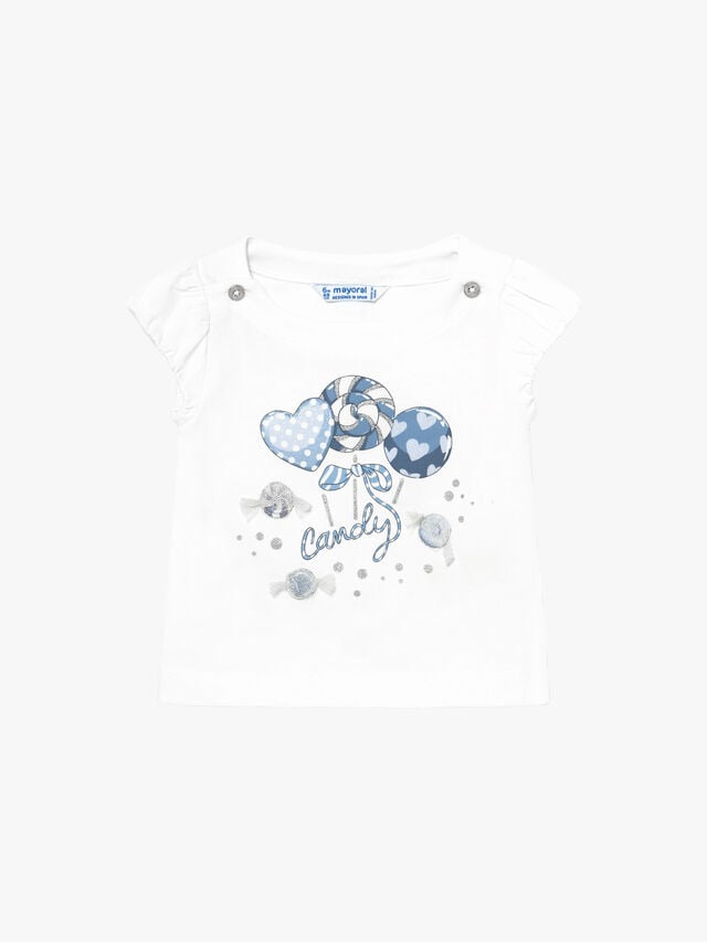CandyPrint and Applique T-Shirt