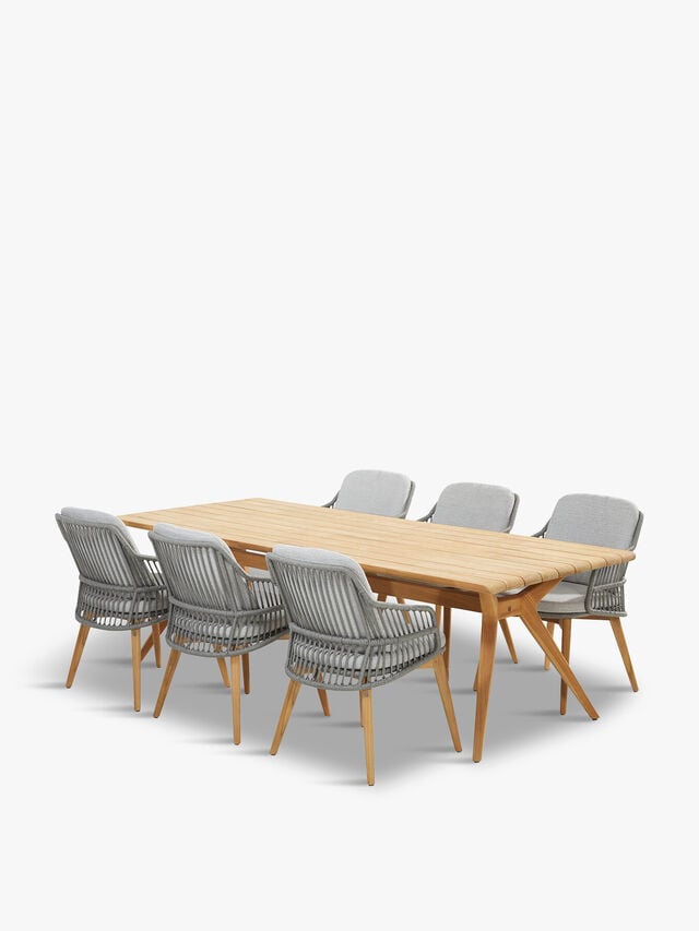 Sempre 6 Seater Dining Set with Dining Table & 6 Chairs