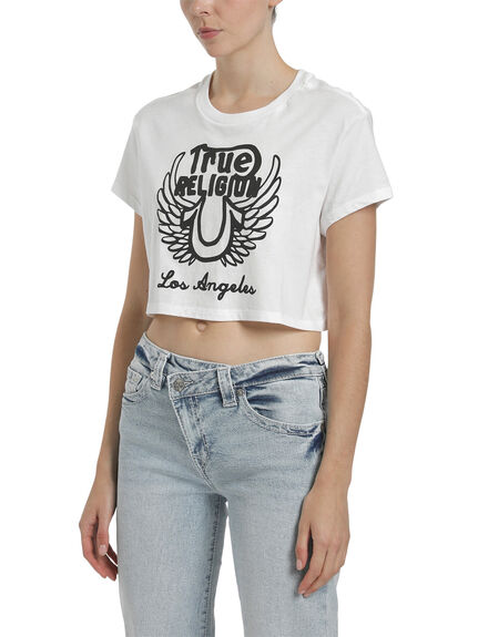 Cropped Crew Tee