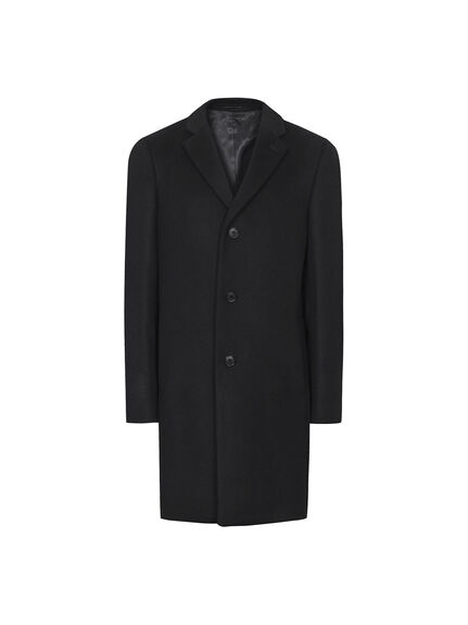Gable Wool Blend Single Breasted Epsom Overcoat
