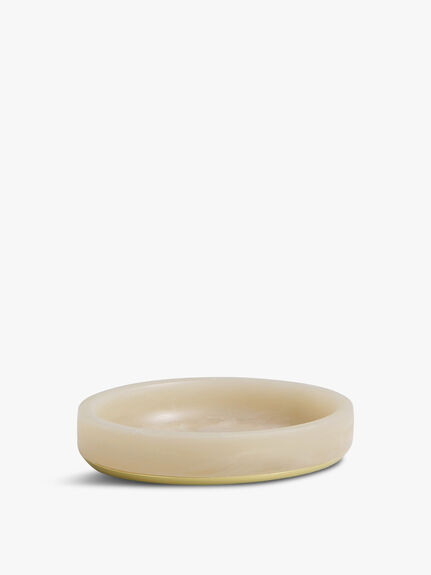 Cloudy Gold Soap Dish